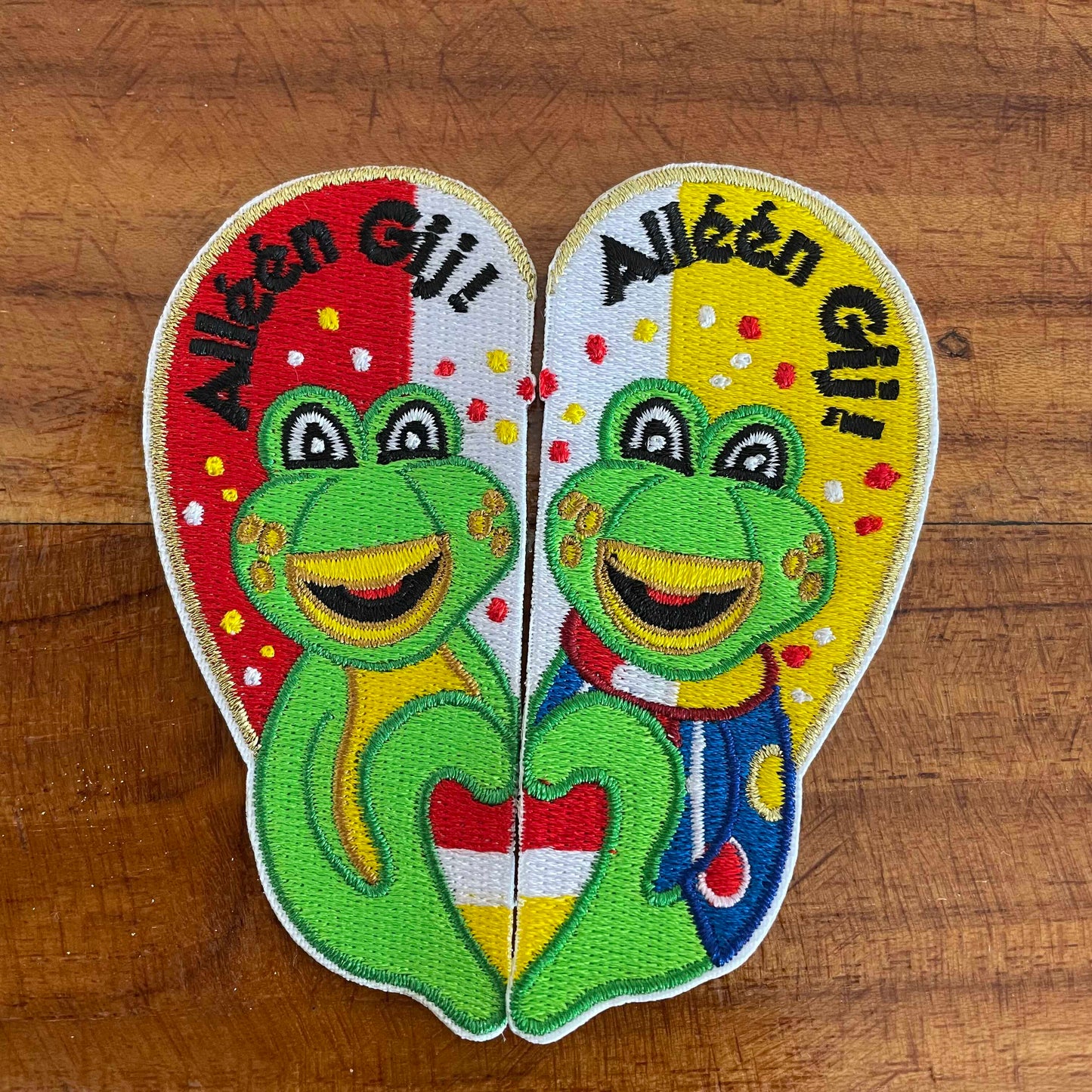 DUO EMBLEEM: ALLEEN GIJ - KERMIT DUN KWAKERT